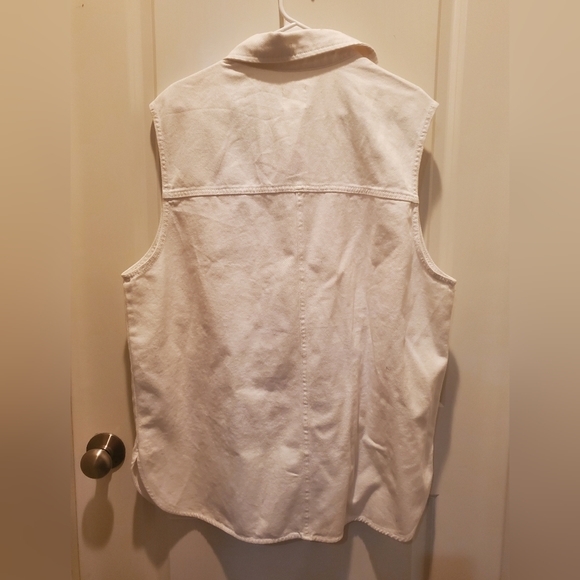 NWT H&M sleevless coat size Large - Picture 3 of 4